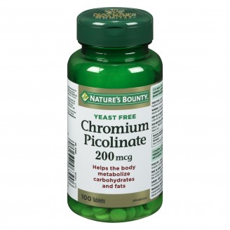 Nature's Bounty Chromium, 200mcg - 100 Tablets